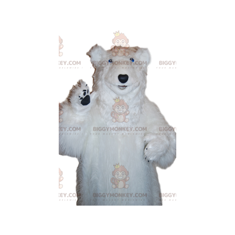 BIGGYMONKEY™ Maestoso costume da mascotte dell'orso polare. BIGGYMONKEY™ Maestoso costume da mascotte dell'orso polare.