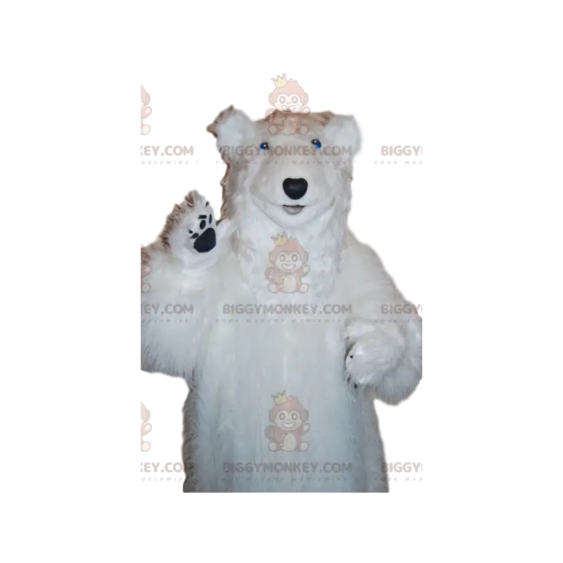 BIGGYMONKEY™ majestätisk isbjörnmaskotdräkt. Vitbjörnsdräkt - BIGGYMONKEY™ majestätisk isbjörnmaskotdräkt. Vitbjörnsdräkt -