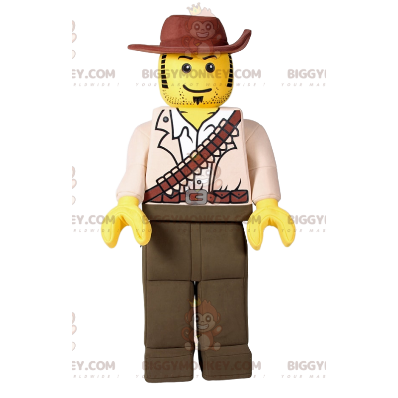 Playmobil BIGGYMONKEY™ mascottekostuum in cowboyoutfit - Playmobil BIGGYMONKEY™ mascottekostuum in cowboyoutfit -
