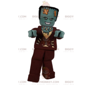 Disfraz de mascota Frankenstein playmobil BIGGYMONKEY™. Disfraz