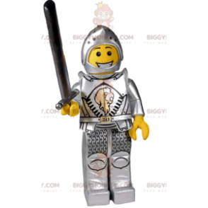 BIGGYMONKEY™ playmobil ridder maskot kostume. ridder kostume -