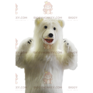 Meget munter isbjørn BIGGYMONKEY™ maskot kostume. Hvidbjørn kostume - Bjørn maskot - BIGGYMONKEY_012189 - BiggyMonkey.com