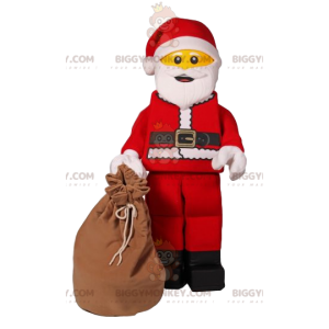 Disfraz de Papá Noel BIGGYMONKEY™ mascota de playmobil. traje