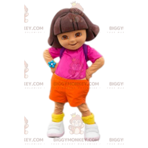 Dora the Explorer BIGGYMONKEY™ maskotkostume. Dora kostume -