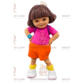 Dora the Explorer BIGGYMONKEY™ maskotdräkt. Dora kostym -