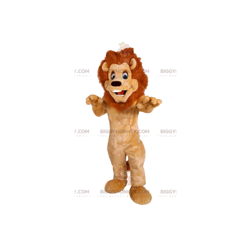  Costume da mascotte Leone BIGGYMONKEY™ con una bellissima criniera. costume da leone - Mascotte del leone - BiggyMonkey.com