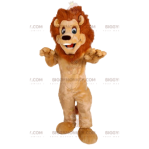  Costume da mascotte Leone BIGGYMONKEY™ con una bellissima criniera. costume da leone - Mascotte del leone - BiggyMonkey.com