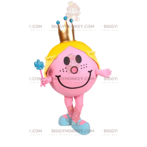 BIGGYMONKEY™ Μασκότ Κοστούμι Μικρό στρογγυλό ροζ κορίτσι με