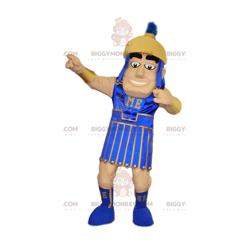 Disfraz de mascota de guerrero romano BIGGYMONKEY™. Traje de Disfraz de mascota de guerrero romano BIGGYMONKEY™. Traje de