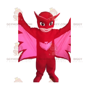 BIGGYMONKEY™ Little Heroine Pink Bat Mascot Costume –