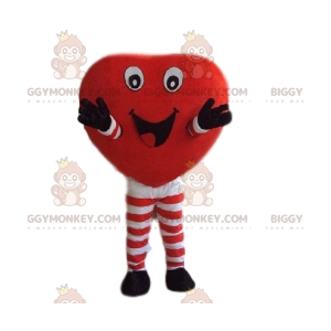 Fantasia de mascote BIGGYMONKEY™ com um grande sorriso de