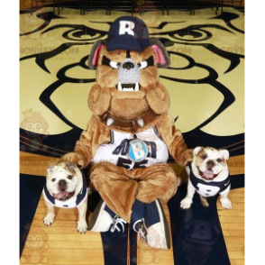Realistinen ruskeanharmaa ja musta Bulldog BIGGYMONKEY™