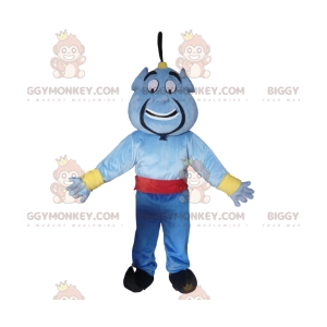 Aladdin Blue Genie BIGGYMONKEY™ Mascot Costume. Genie Costume –