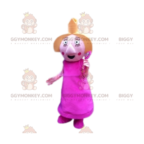 Costume de mascotte BIGGYMONKEY™ de Princesse avec une baguette