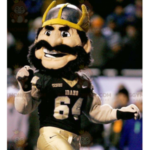 BIGGYMONKEY™ Mascot Costume of Muscular Moustached Viking with