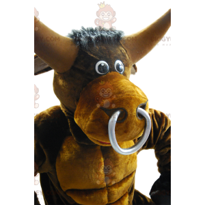 Στολή μασκότ Bull BIGGYMONKEY™ με δαχτυλίδι Big Snout -