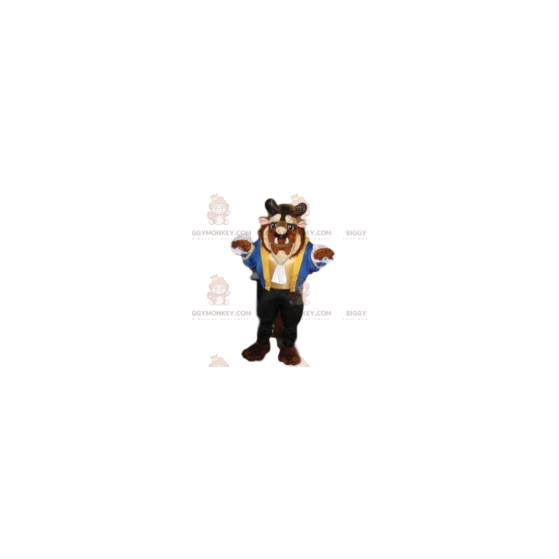 BIGGYMONKEY™ The Beast Prince Mascot Costume from Beauty and BIGGYMONKEY™ The Beast Prince Mascot Costume from Beauty and