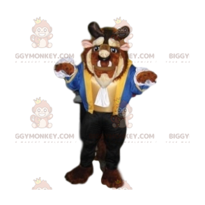 BIGGYMONKEY™ Disfraz de mascota del Príncipe Bestia de La Bella