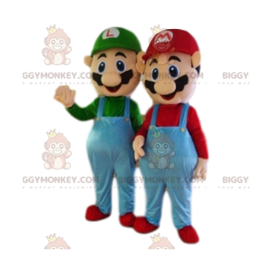 Κοστούμι μασκότ BIGGYMONKEY™ Luigi, Mario Bros Companion -