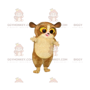 Costume de mascotte BIGGYMONKEY™ du petit lémurien, du dessin