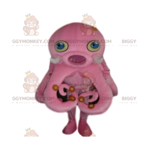 Ροζ Octopus BIGGYMONKEY™ μασκότ στολή. Ροζ κοστούμι χταποδιού - Μασκότ ψαριών - BIGGYMONKEY_012264 - BiggyMonkey.com