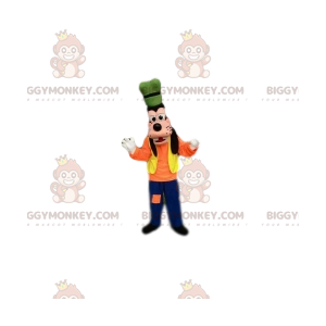 Costume de mascotte BIGGYMONKEY™ de Dingo, un ami de Mickey