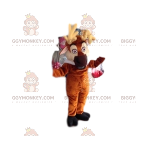 Caribou BIGGYMONKEY™ mascot costume. caribou costume -