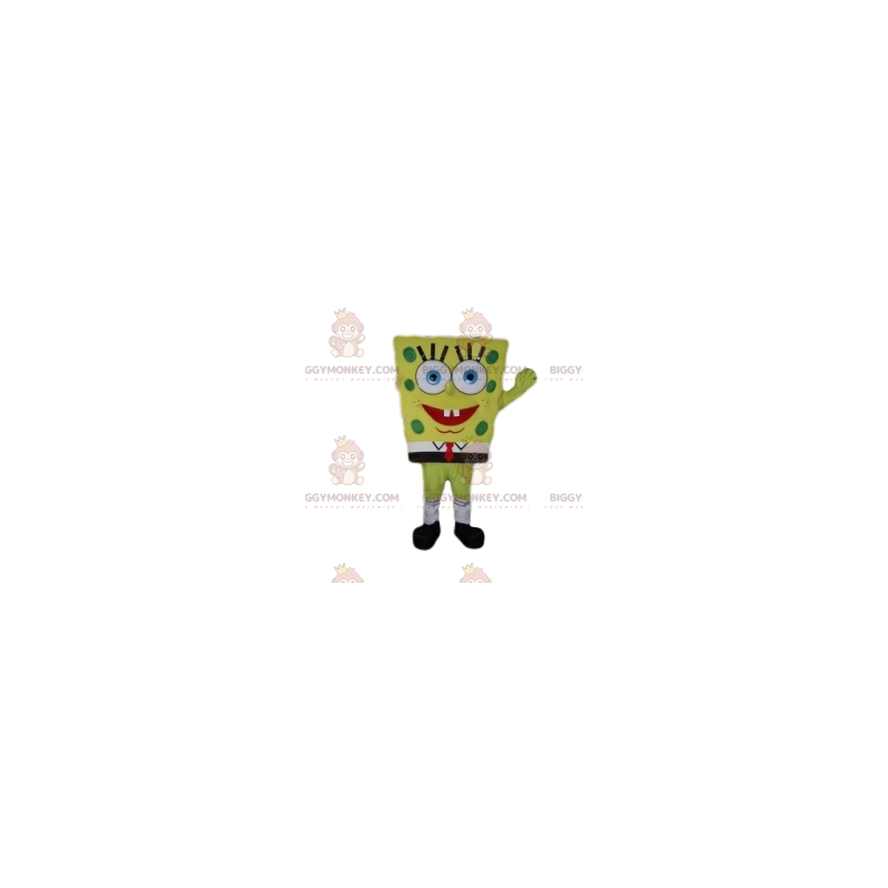 SpongeBob BIGGYMONKEY™ maskotkostume. Svampebob kostume - Masker berømte mennesker - BIGGYMONKEY_012282 - BiggyMonkey.com