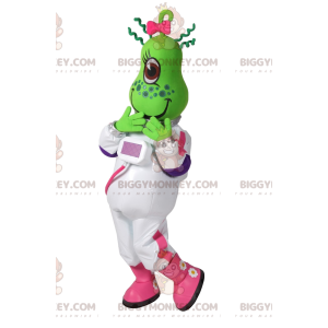 Costume da mascotte Ciclope femmina civettuola BIGGYMONKEY™.