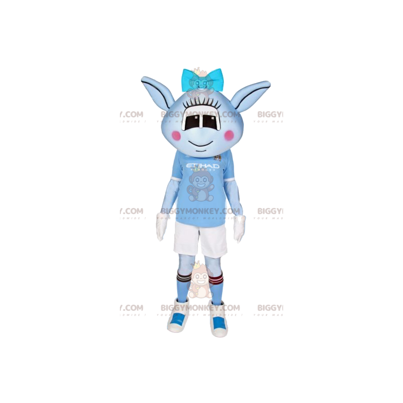 Costume da mascotte Little Blue Alien BIGGYMONKEY™ in Costume da mascotte Little Blue Alien BIGGYMONKEY™ in