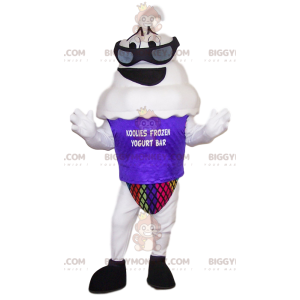 Στολή μασκότ Frozen Yogurt BIGGYMONKEY™. Στολή Frozen yogurt. -