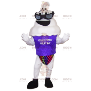 Στολή μασκότ Frozen Yogurt BIGGYMONKEY™. Στολή Frozen yogurt. -