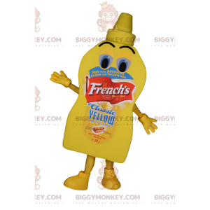 Sennepskrukke BIGGYMONKEY™ maskotkostume. Mustard pot kostume - Mad maskot - BIGGYMONKEY_012319 - BiggyMonkey.com
