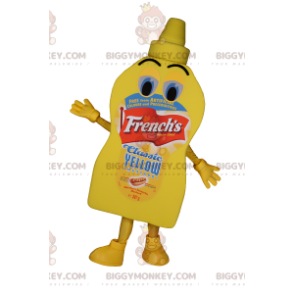 Mustard Jar BIGGYMONKEY™ Mascot Costume. Mustard pot costume -