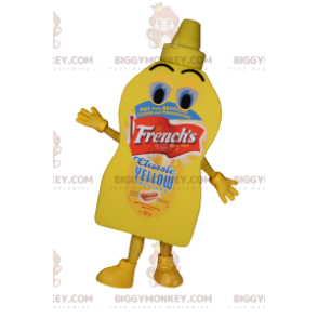 Senapsburk BIGGYMONKEY™ Maskotdräkt. Senapskruka kostym -