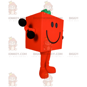 Costume da mascotte Orange Cube Man BIGGYMONKEY™ -