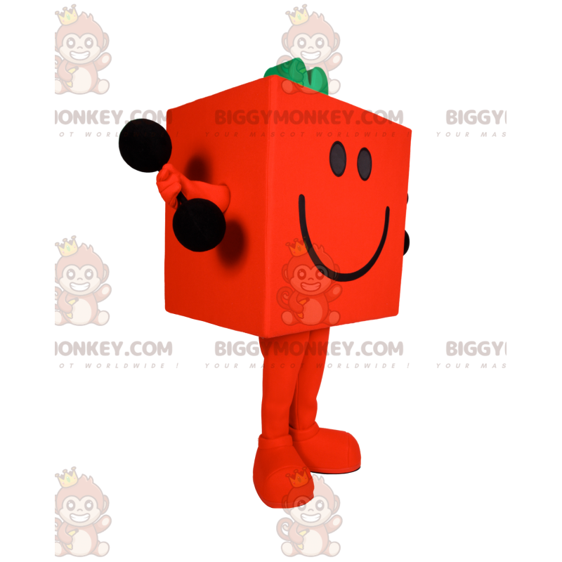  Στολή μασκότ με πορτοκαλί Cube Man BIGGYMONKEY™ - Αρσενικές μασκότ - BIGGYMONKEY_012322 - BiggyMonkey.com