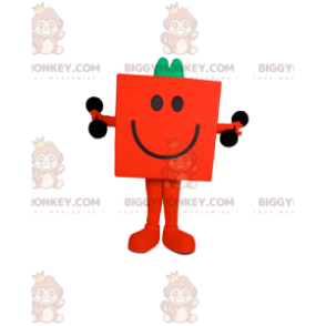  Στολή μασκότ με πορτοκαλί Cube Man BIGGYMONKEY™ - Αρσενικές μασκότ - BIGGYMONKEY_012322 - BiggyMonkey.com