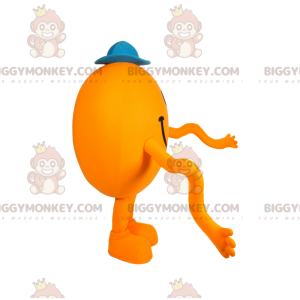 BIGGYMONKEY™ maskotkostyme rund gul mann med lange armer - Maskotter for menn - BIGGYMONKEY_012323 - BiggyMonkey.com