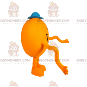 BIGGYMONKEY™ Maskottchenkostüm Runder gelber Mann mit langen