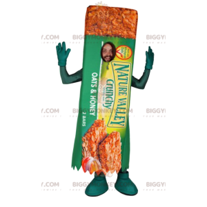 Cereal Bar BIGGYMONKEY™ Maskotdräkt. spannmålsbar kostym -