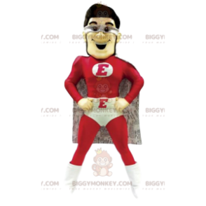 Costume de mascotte BIGGYMONKEY™ de super héros en rouge et