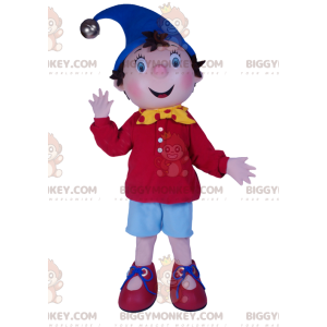 Noddy boy BIGGYMONKEY™ mascot costume. Noddy Costume -