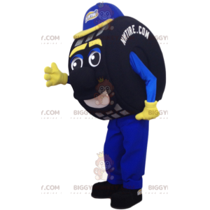 Car Tire BIGGYMONKEY™ Mascot Costume. car tire costume -