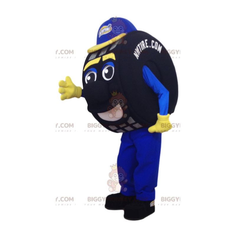 Car Tire BIGGYMONKEY™ Mascot Costume. car tire costume -