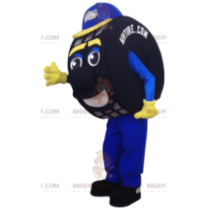 Car Tire BIGGYMONKEY™ Mascot Costume. car tire costume –