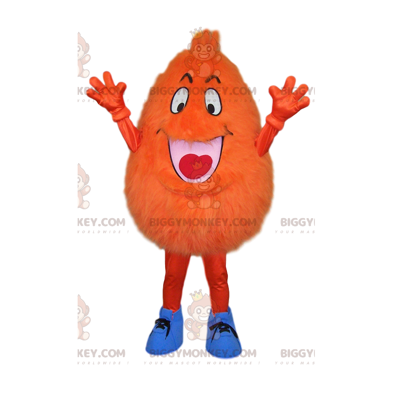 Oranje traankarakter BIGGYMONKEY™ mascottekostuum - Oranje traankarakter BIGGYMONKEY™ mascottekostuum -