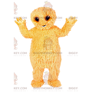  Στολή μασκότ BIGGYMONKEY™ Little Furry Yellow Monster. - Μασκότ τέρατα - BIGGYMONKEY_012344 - BiggyMonkey.com