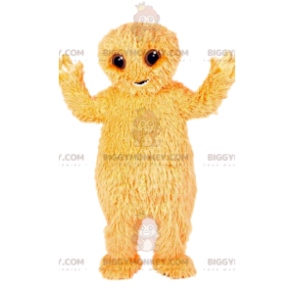  Στολή μασκότ BIGGYMONKEY™ Little Furry Yellow Monster. - Μασκότ τέρατα - BIGGYMONKEY_012344 - BiggyMonkey.com