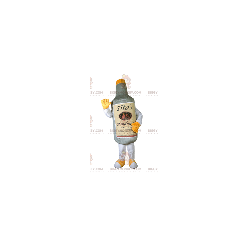 Costume de mascotte BIGGYMONKEY™ de bouteille de vodka. Costume Costume de mascotte BIGGYMONKEY™ de bouteille de vodka. Costume